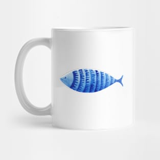 blue fish Mug